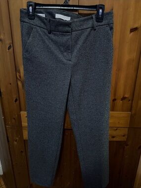 LOFT Black and White Houndstooth Dress Pants